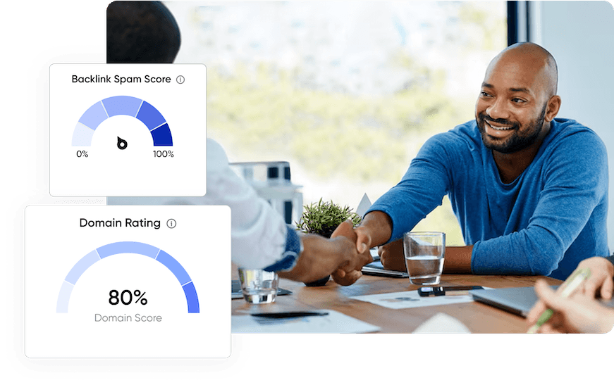 Konvart SEO platform overview with backlink and domain metrics