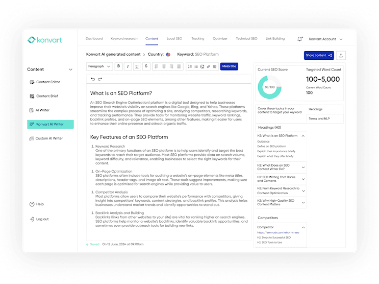 Konvart AI Writer