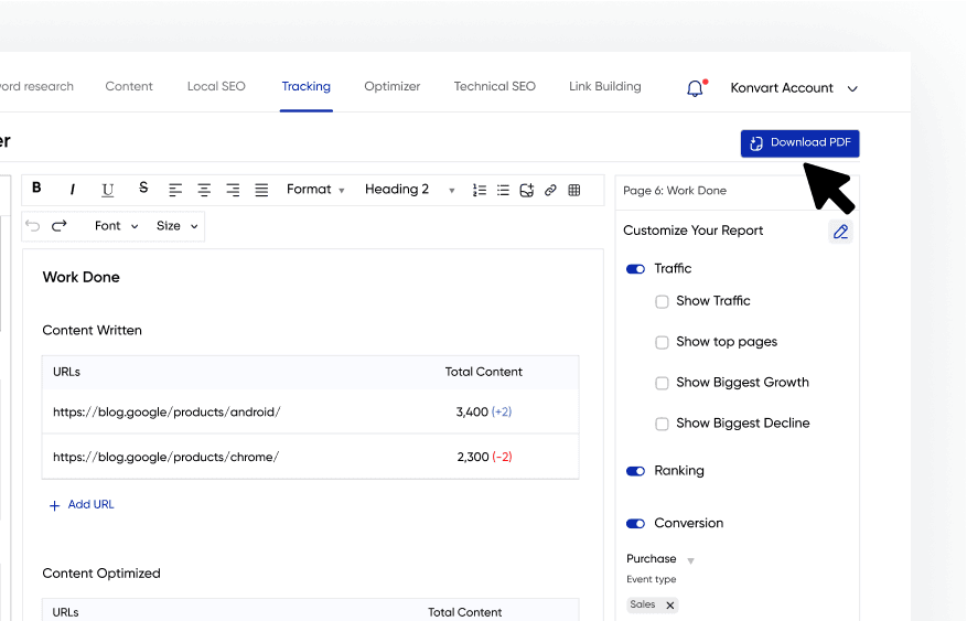 Export-Ready Reports