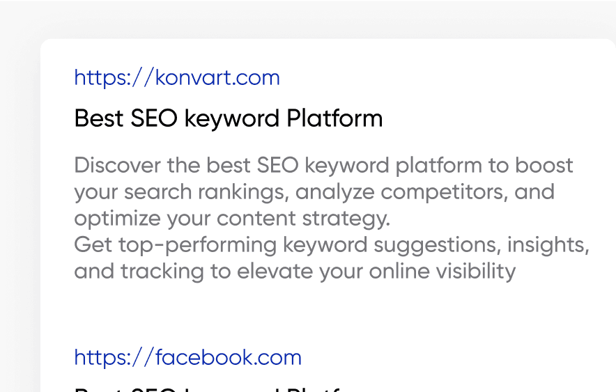 search opportunity table