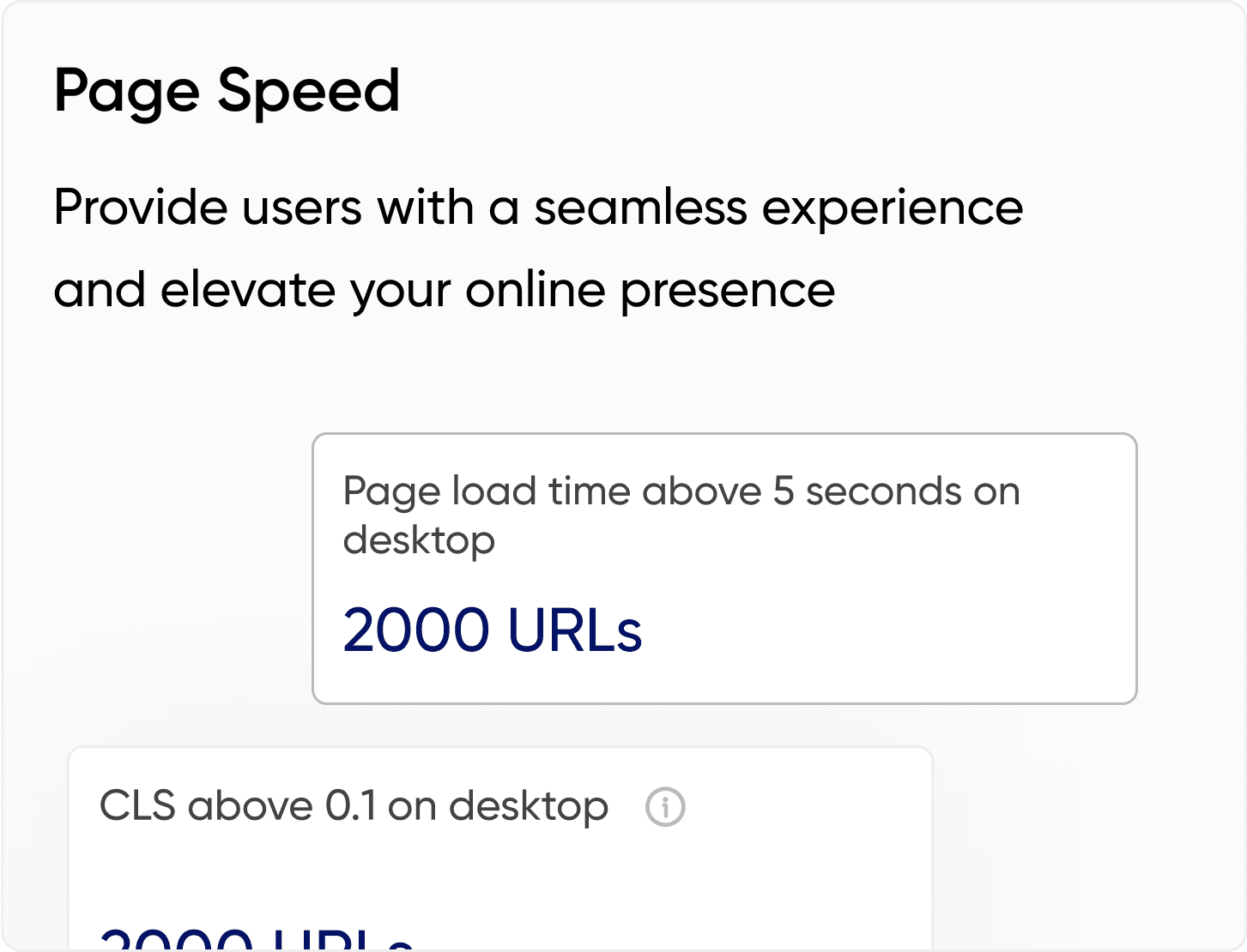 Page speed