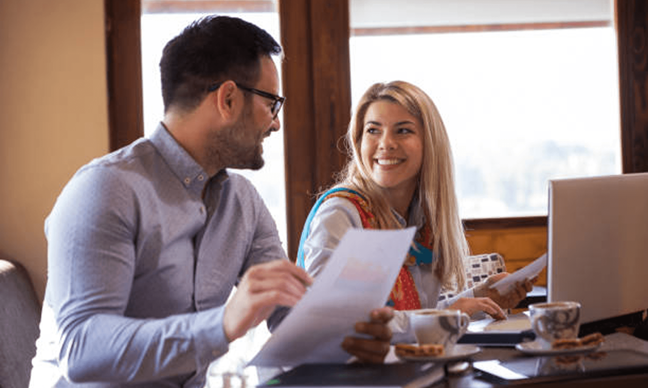 Person analyzing data